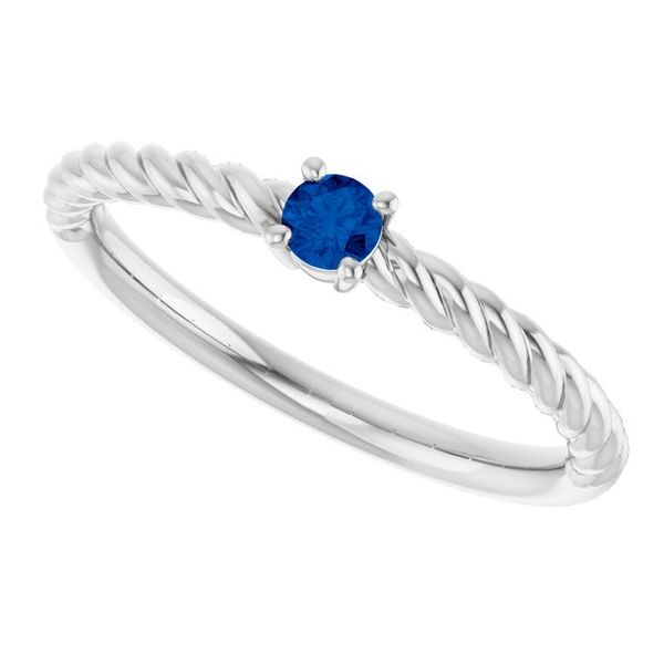 Rope Solitaire Ring Image 5 Biondi Diamond Jewelers Aurora, CO