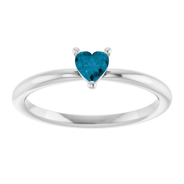 Heart Solitaire Ring Image 3 Barron's Fine Jewelry Snellville, GA