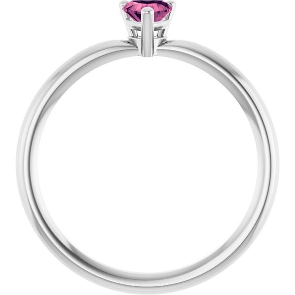 Heart Solitaire Ring Image 2 Barron's Fine Jewelry Snellville, GA