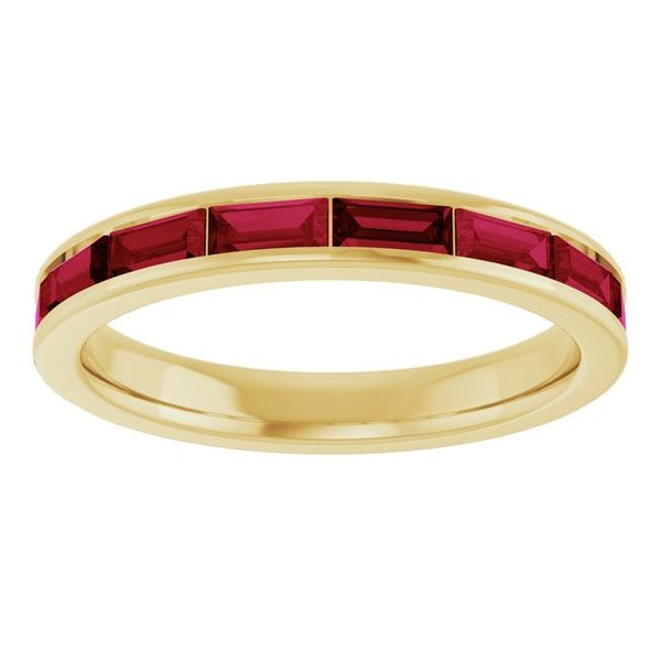 Straight Baguette Stackable Ring Image 3 Conti Jewelers Endwell, NY