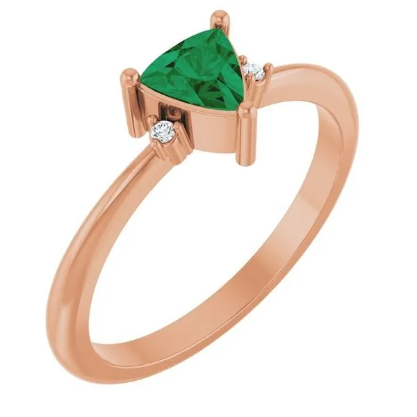 Stuller Accented Ring 72435:118:P 14KR Gemstone Rings The