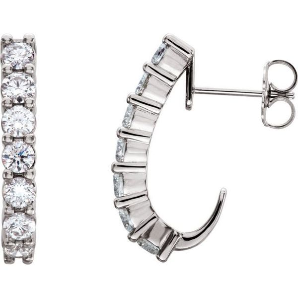 J-Hoop Earrings Conti Jewelers Endwell, NY
