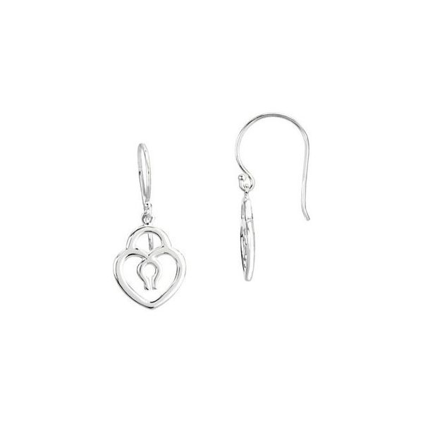 Heart Lock Earrings Priddy Jewelers Elizabethtown, KY