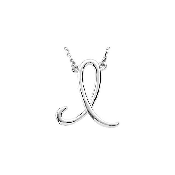 Finejewelers Sterling Silver Initial S Pendant Necklace Chain Included 