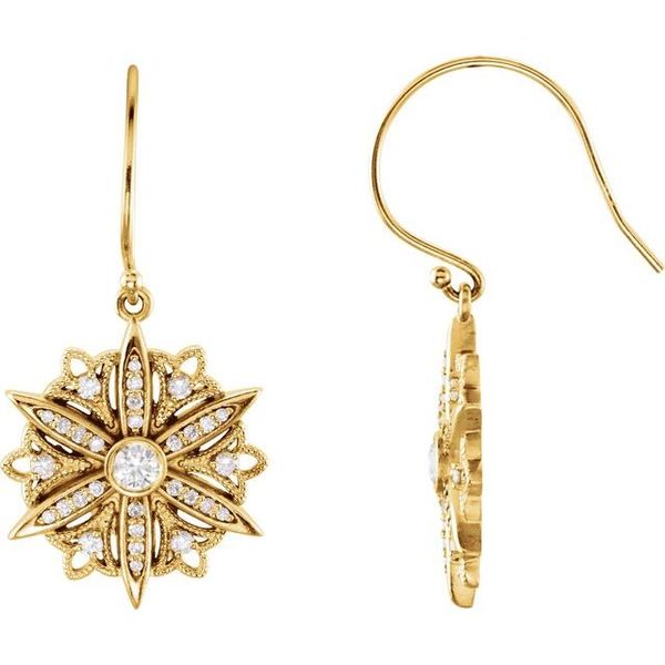 Vintage-Inspired Earrings The Diamond Shop, Inc. Lewiston, ID