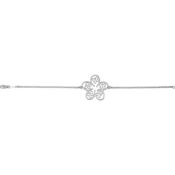 Flower & Butterfly Bracelet or Center Image 2 Graham Jewelers Wayzata, MN