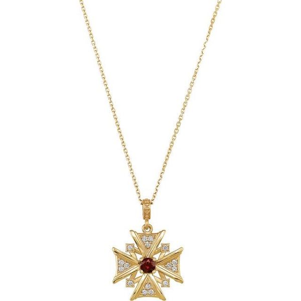 Vintage-Inspired Cross Necklace Galicia Fine Jewelers Scottsdale, AZ