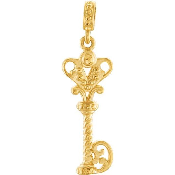 Vintage-Inspired Key Pendant Alexander Fine Jewelers Fort Gratiot, MI