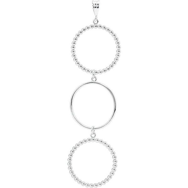 Beaded Circle Pendant S&E Jewelers Depew, NY