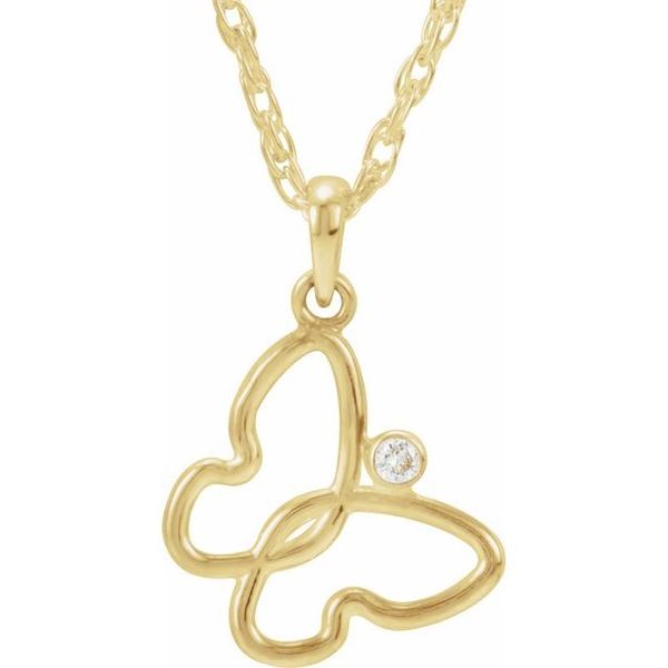 Butterfly Necklace D'Errico Jewelry Scarsdale, NY