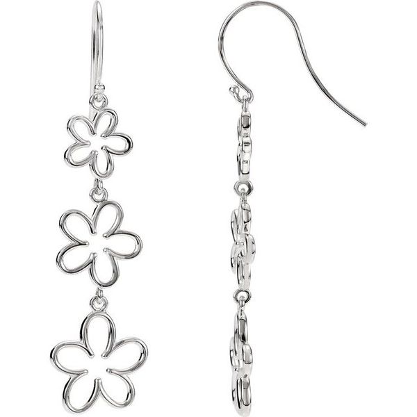 Flower Earrings Trenton Jewelers Ltd. Trenton, MI