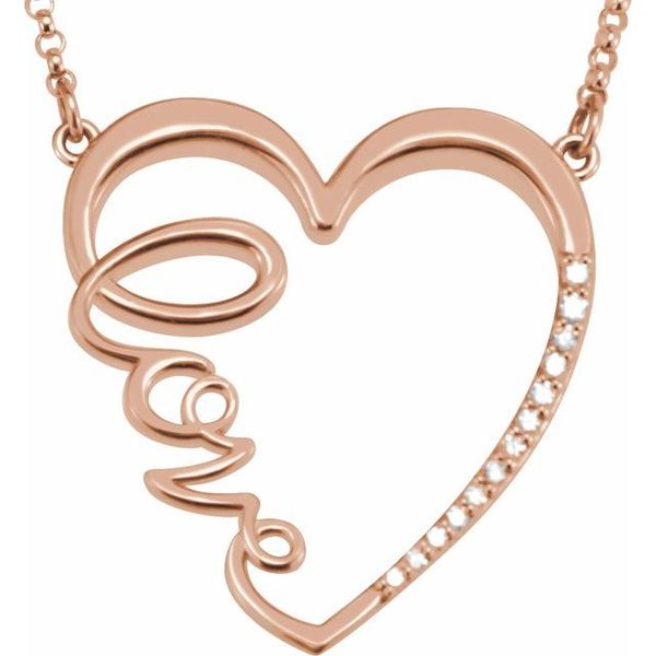Love Heart Necklace K. Martin Jeweler Dodge City, KS