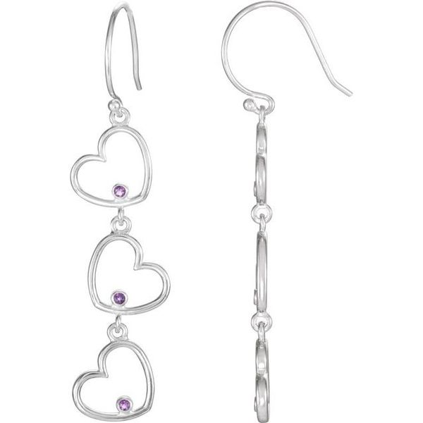 Triple Heart Earrings D'Errico Jewelry Scarsdale, NY