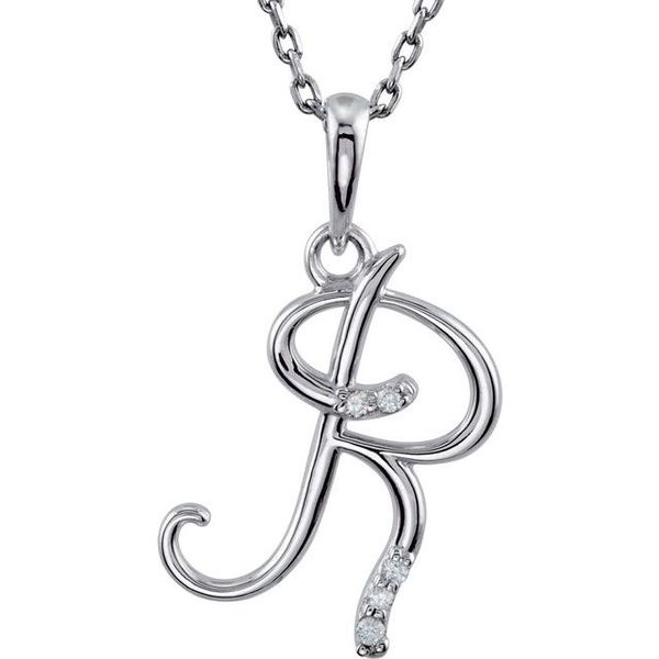 Initial Necklace D'Errico Jewelry Scarsdale, NY