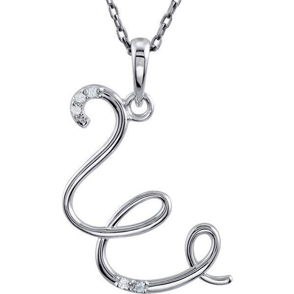 Initial Necklace Trenton Jewelers Ltd. Trenton, MI