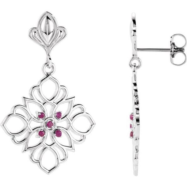 Accented Dangle Earrings Nick T. Arnold Jewelers Owensboro, KY