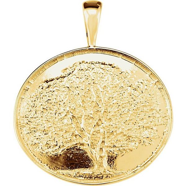 Heartprint Oak Tree Pendant Diny's Jewelers Middleton, WI