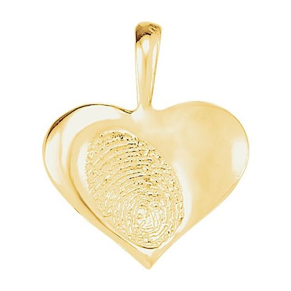 Heartprint Pendant Jewelry Design Studio Jensen Beach, FL