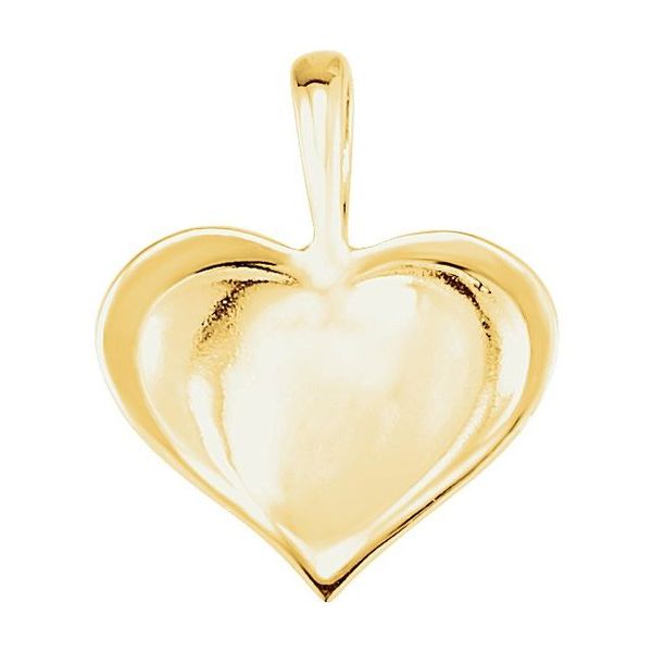Heartprint Pendant Image 3 Jewelry Design Studio Jensen Beach, FL