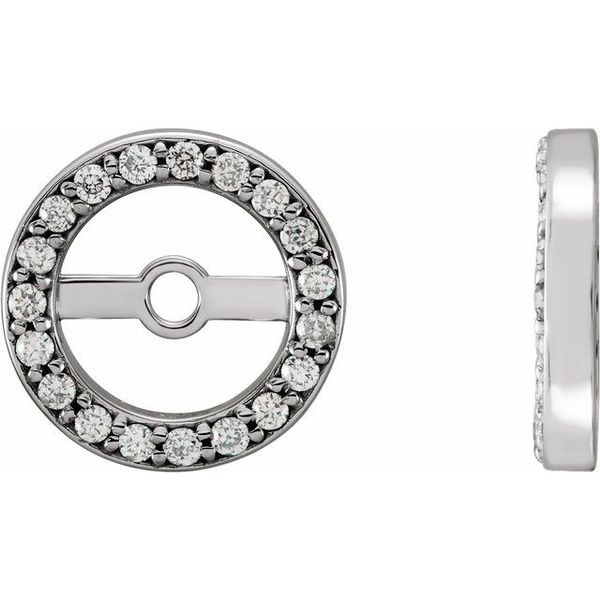 Halo-Style Earring Jackets Diamonds Direct St. Petersburg, FL