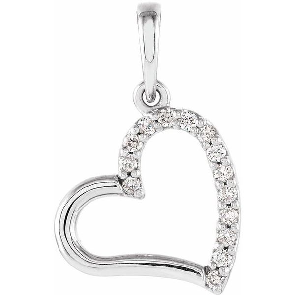 Accented Heart Pendant Biondi Diamond Jewelers Aurora, CO
