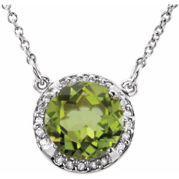 Halo-Style Necklace Carroll's Jewelers Doylestown, PA