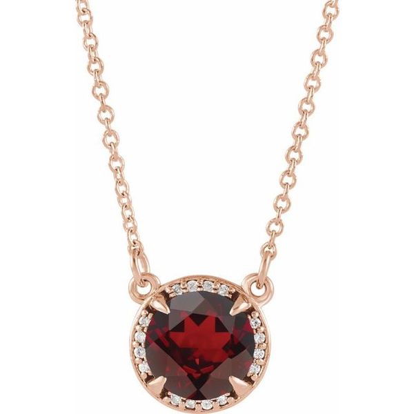 Halo-Style Necklace Don's Jewelry & Design Washington, IA
