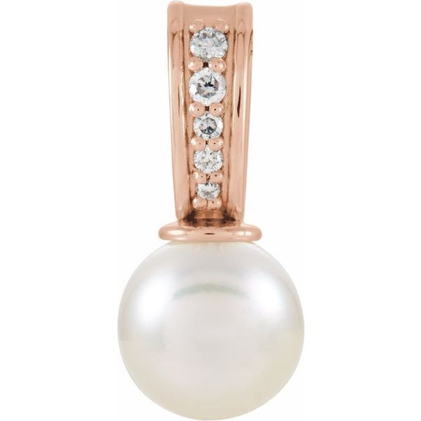 Accented Pearl Pendant Van Scoy Jewelers Wyomissing, PA