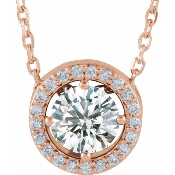Halo-Style Necklace Designer Jewelers Westborough, MA