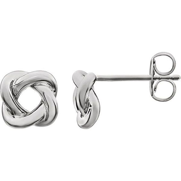 Knot Earrings Image 3 Douglas Jewelers Conroe, TX