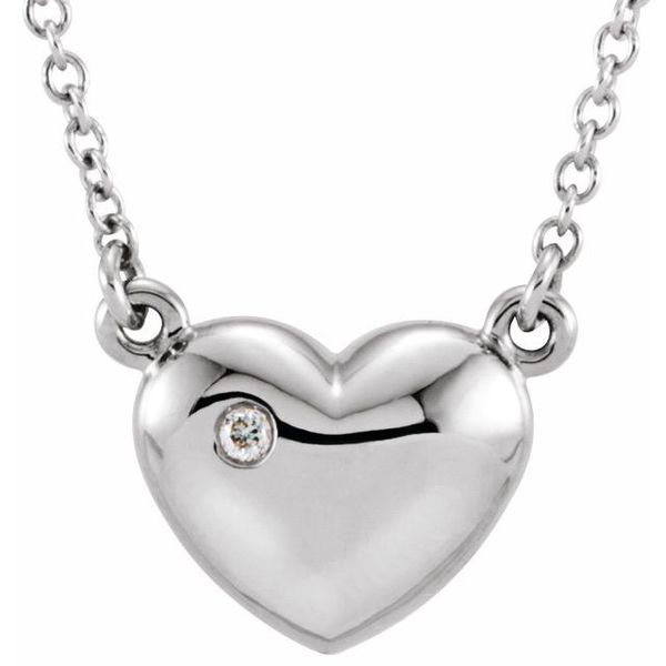 Accented Heart Necklace Karadema Inc Orlando, FL