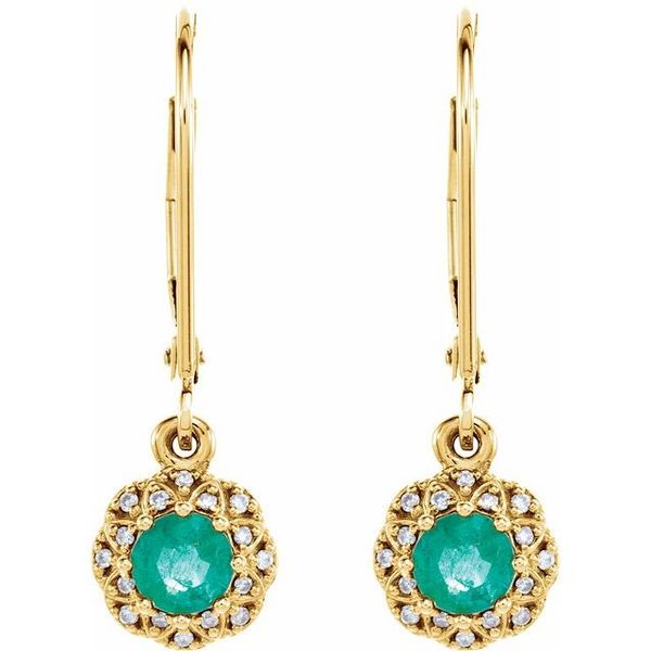 Vintage-Inspired Earrings Image 2 S&E Jewelers Depew, NY