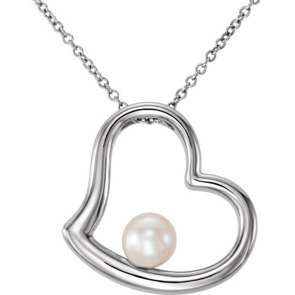 Pearl Heart Necklace Van Scoy Jewelers Wyomissing, PA