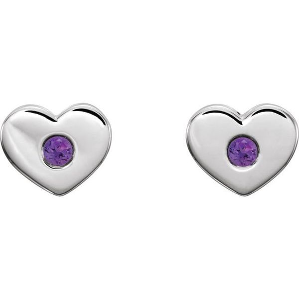 Heart Earrings Image 2 Douglas Jewelers Conroe, TX