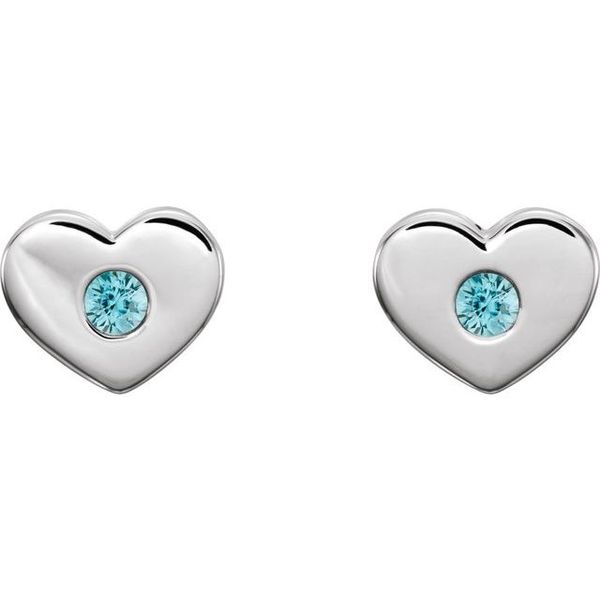 Heart Earrings Image 2 Spath Jewelers Bartow, FL