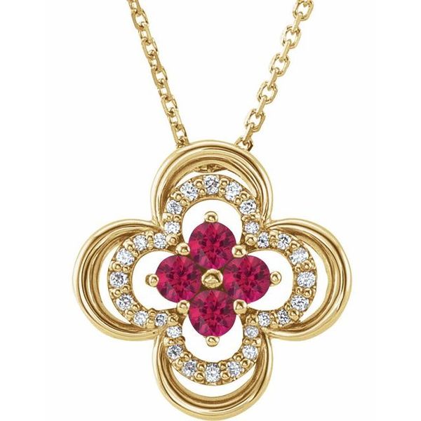 Clover Necklace Douglas Jewelers Conroe, TX