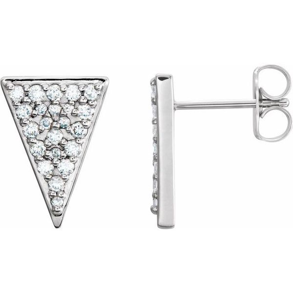 Triangle Earrings Moseley Diamond Showcase Inc Columbia, SC