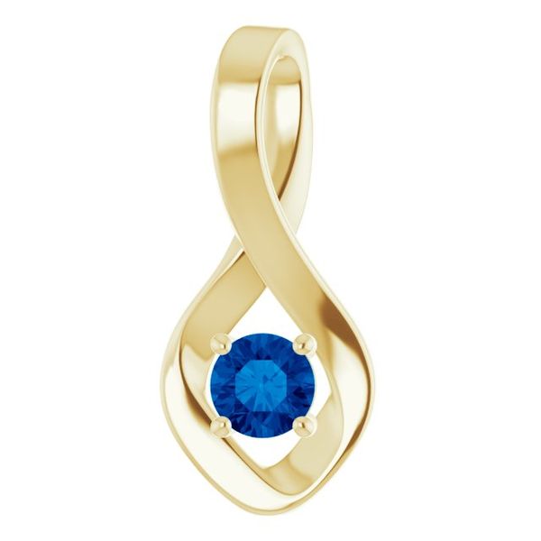 Infinity-Inspired Pendant Gold Wolff Jewelers Flagstaff, AZ