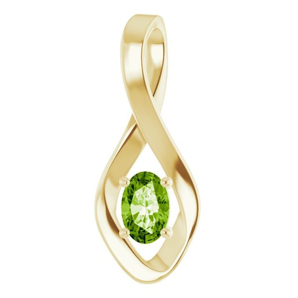 Infinity-Inspired Pendant Gold Wolff Jewelers Flagstaff, AZ