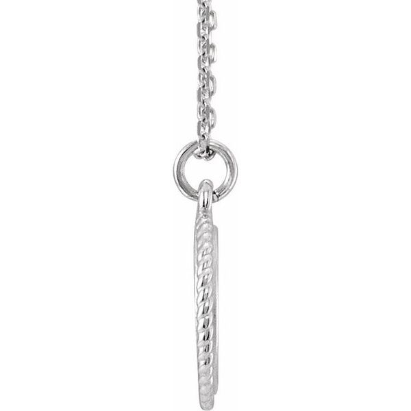 Engravable Rope Necklace Image 2 Biondi Diamond Jewelers Aurora, CO