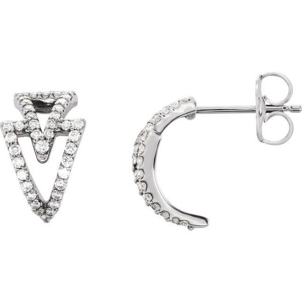 Geometric Hoop Earrings Morin Jewelers Southbridge, MA
