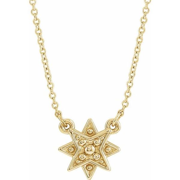 Star Necklace or Necklace Center James & Williams Jewelers Berwyn, IL