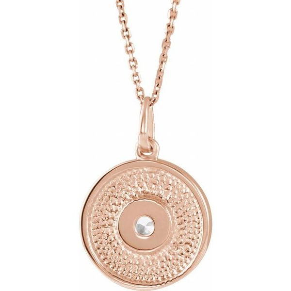 Disc Necklace Image 4 Designer Jewelers Westborough, MA