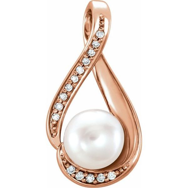 Accented Pearl Pendant James & Williams Jewelers Berwyn, IL
