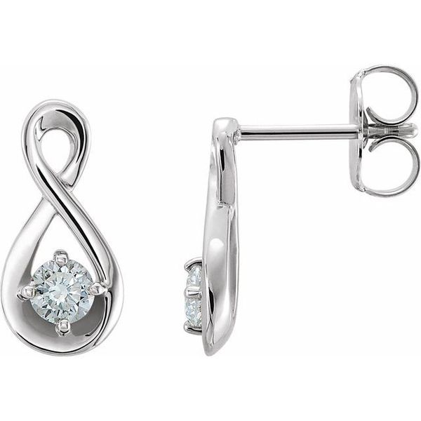Infinity-Inspired Earrings James & Williams Jewelers Berwyn, IL