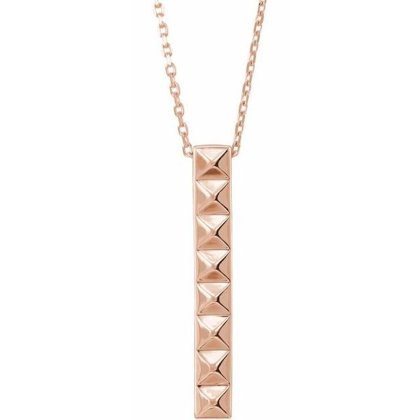Pyramid Bar Necklace Designer Jewelers Westborough, MA