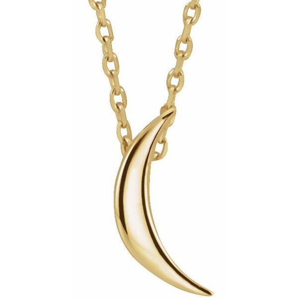 Crescent Necklace Delfine's Jewelry Charleston, WV