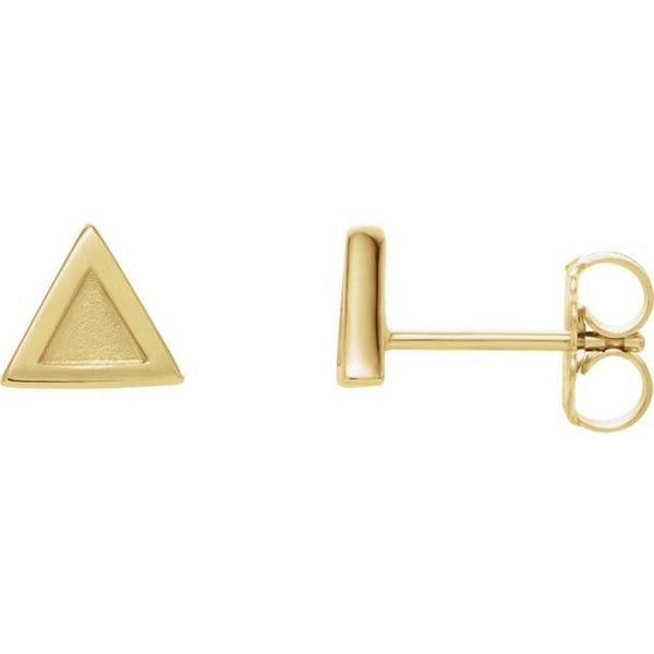 Petite Triangle Earrings Don's Jewelry & Design Washington, IA
