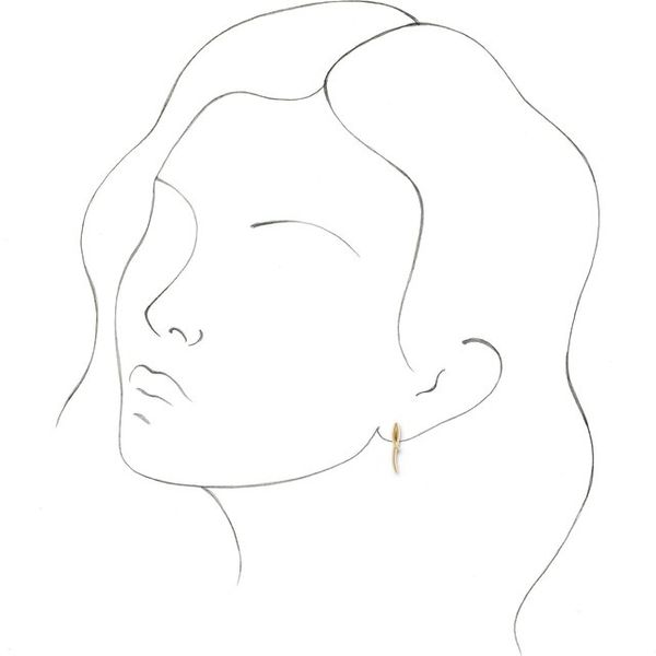 Freeform Drop Earrings Image 3 Don's Jewelry & Design Washington, IA