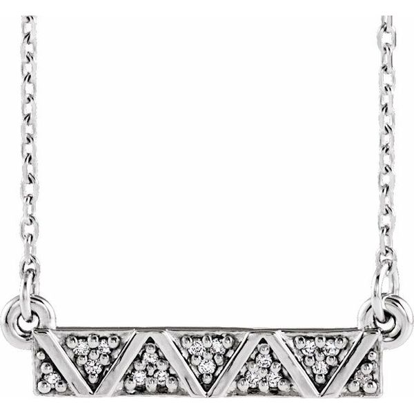Geometric Bar Necklace Gysbers Jewelry Waupun, WI
